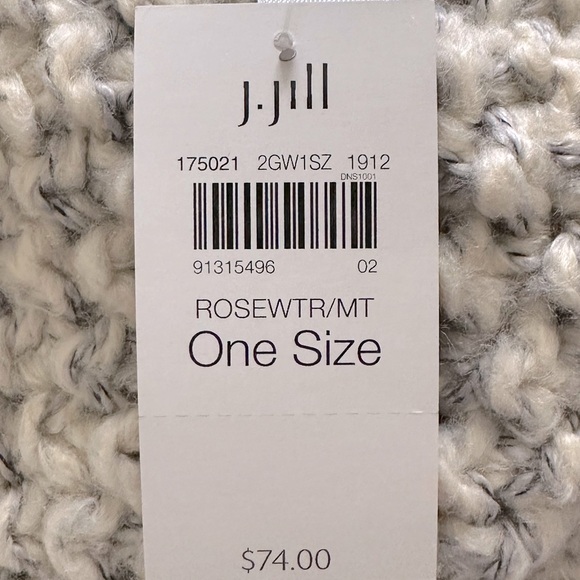 J Jill pure Jill Rosewater Multi Scarf NWT - Picture 3 of 5